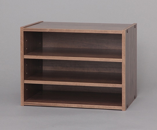 アイリスオーヤマ スタックボックス 棚付き ブラウン 400×287×305mm STB-400T 1個（ご注文単位1個）【直送品】