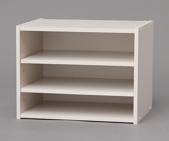 アイリスオーヤマ スタックボックス 棚付き オフホワイト 400×287×305mm STB-400T 1個（ご注文単位1個）【直送品】