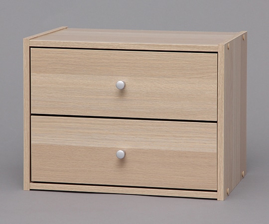 アイリスオーヤマ スタックボックス 引出付き ナチュラル 400×287×305mm STB-400H 1個（ご注文単位1個）【直送品】