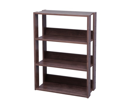 アイリスオーヤマ オープンウッドラック ブラウン 600×292.5×879mm OWR-600 1個（ご注文単位1個）【直送品】