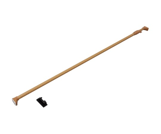 アイリスオーヤマ 木調強力伸縮棒 ダークブラウン 1700~2800×70×95mm H-MNPJ-280 1本（ご注文単位1本）【直送品】