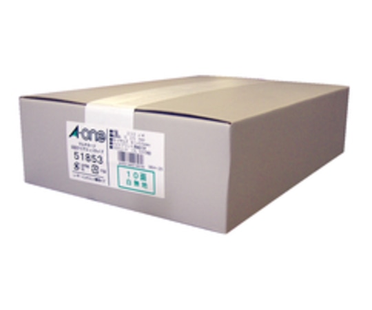 エーワン(A-ONE) マルチカード 各種プリンタ兼用紙 両面クリアエッジタイプ 白無地 A4判 10面 名刺サイズ 1パック(300シート入) 51853 1パック(ご注文単位1パック)【直送品】