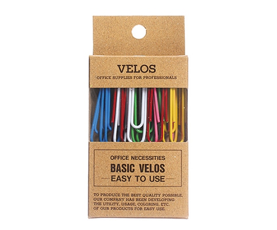 ベロス カラーゼムクリップ 50本 GF-101N 1個(ご注文単位1個)【直送品】