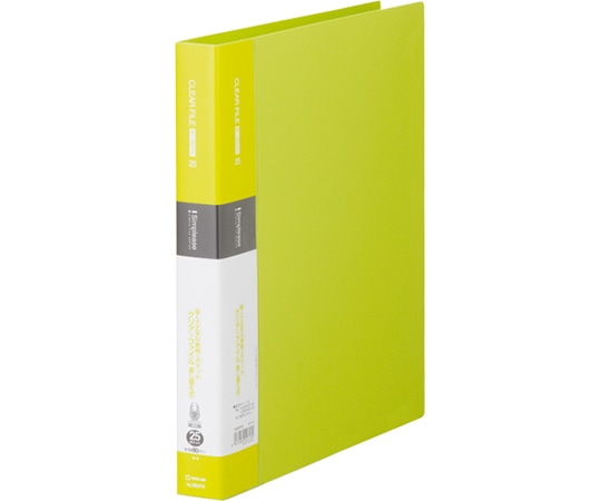 キングジム シンプリーズ クリアーF 差替式 25P 黄緑 138SPW 1冊(ご注文単位1冊)【直送品】