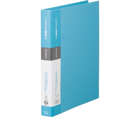 キングジム シンプリーズ クリアーF 差替式 25P 水色 138SPW 1冊(ご注文単位1冊)【直送品】