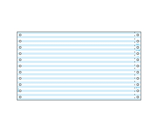 ヒサゴ (白)1/6横網・ブルー 1セット(1000枚入) GP08B 1セット(ご注文単位1セット)【直送品】