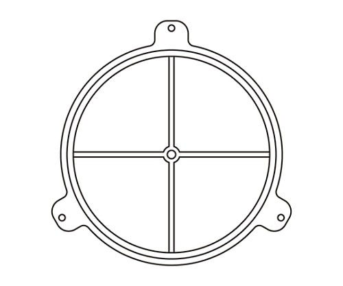 神栄ホームクリエイト パイプ仮枠止 黒 SPD-100 1個(ご注文単位1個)【直送品】