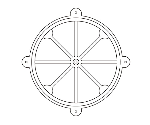 神栄ホームクリエイト パイプ仮枠止 黒 SPD-150 1個(ご注文単位1個)【直送品】