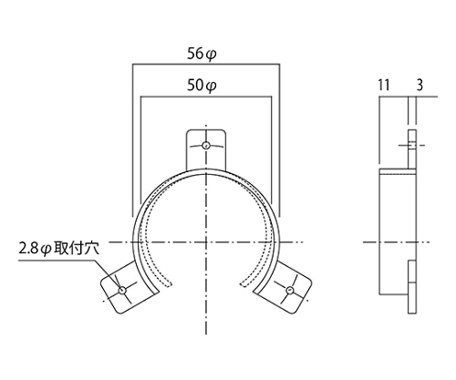 神栄ホームクリエイト パイプ仮枠止 (兼用型) 黒 SPDF-56 1個(ご注文単位1個)【直送品】