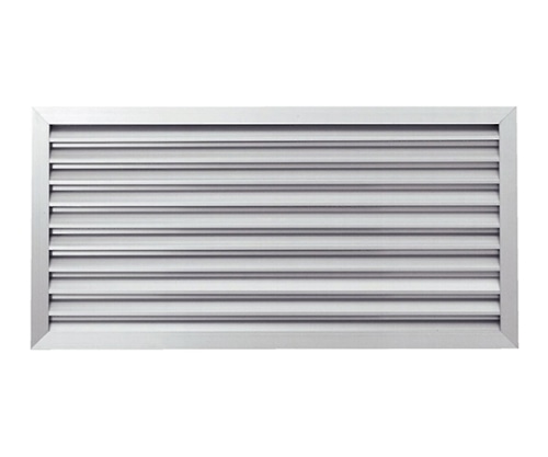 神栄ホームクリエイト 扉用ガラリ シルバー SK-DA-300x500 1個(ご注文単位1個)【直送品】