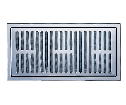 神栄ホームクリエイト 角型床下換気口 ステンレス網付 SK-2431S 1個(ご注文単位1個)【直送品】