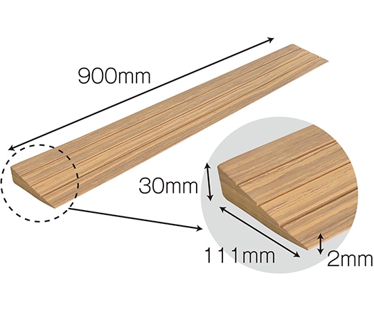 カーボーイ 痛くないぞ ゆるやかスローブ 90×11.1×3cm IT-03 1本(ご注文単位1本)【直送品】