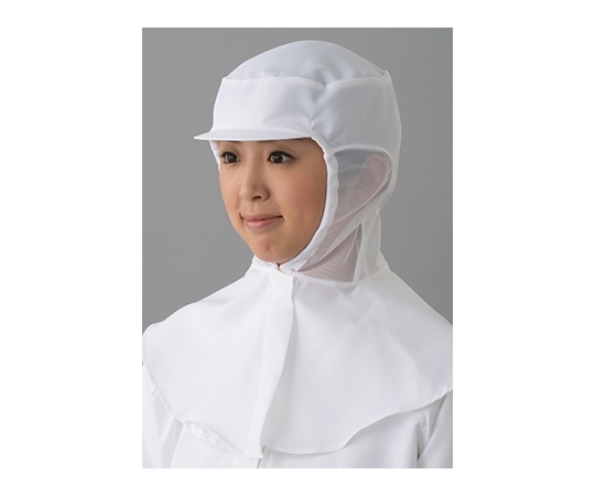 東洋リントフリー クリーンフード(顔出しタイプ) 白 LL JB484C-01 LL 1枚 (ご注文単位1枚)【直送品】