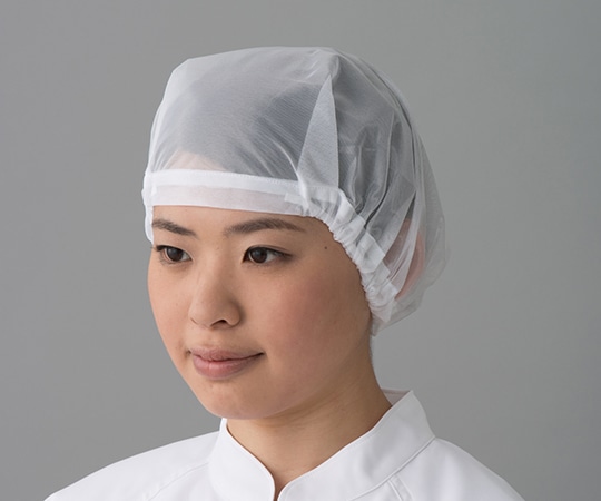 東洋リントフリー ヘアネット 白 10枚/袋 JZ506C-01 M 1パック (ご注文単位1パック)【直送品】