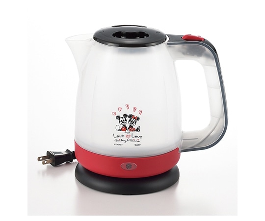 タマハシ ミッキー&ミニー電気ケトル 1.1L MM-208 1個（ご注文単位1個）【直送品】