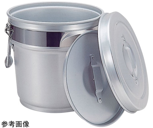 森中製作所 アルミ 段付二重保温食缶MO型(中蓋式)10L 10L(A) 1個（ご注文単位1個）【直送品】