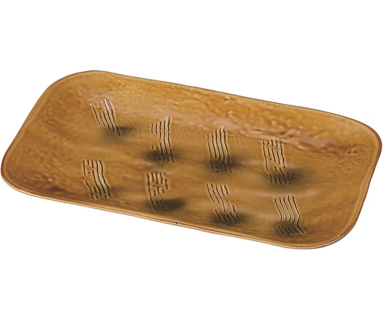 福井クラフト 長角皿 黄瀬戸織部 φ178mm 50021902 1個（ご注文単位1個）【直送品】