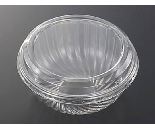 中央化学 麺・スープ容器 クリアボウル 中 透明蓋付 600枚 3848 1ケース(ご注文単位1ケース)【直送品】