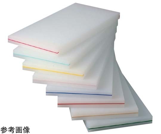 天領まな板 K型カラー差し込みまな板(両面シボ付)厚さ50mm 550×270mm イエロー K-2 1個（ご注文単位1個）【直送品】