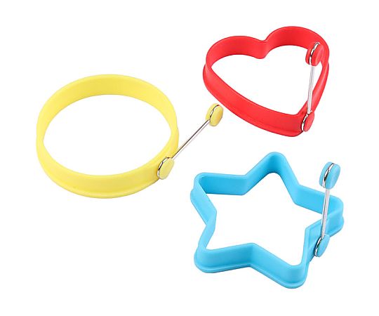 ユーロキッチン ユーロキッチン eurokitchen シリコンエッグリング 3個セット  1個（ご注文単位1個）【直送品】