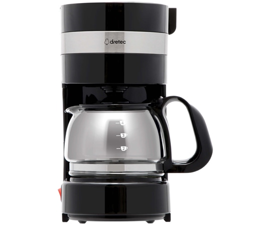 ドリテック コーヒーメーカー｢リリカフェ｣ CM-101BK 1個（ご注文単位1個）【直送品】