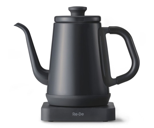 アズワン Re・De Kettle 温度調節電気ケトル 1L ブラック RD-K002BK 1個（ご注文単位1個）【直送品】