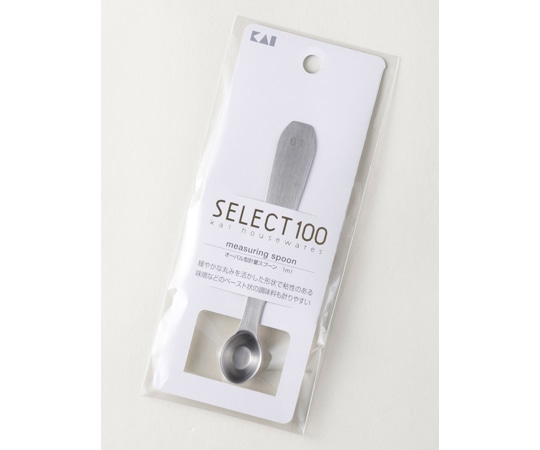 貝印 セレクト100オーバル計量スプーン1ml DH3134 1個（ご注文単位1個）【直送品】
