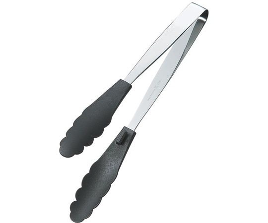 田辺金具 抗菌耐熱ストッパー付マルチトング ブラック270  1個（ご注文単位1個）【直送品】