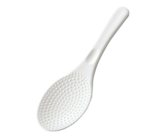 田辺金具 ライススクープしゃもじ(ミニ)170mm ホワイト 1個(ご注文単位1個)【直送品】