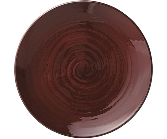 福井クラフト 丸盛皿 溜塗 φ360mm 50022325 1個（ご注文単位1個）【直送品】