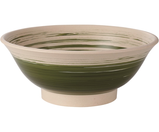 福井クラフト 渕太麺鉢 織部刷毛目塗 φ211mm 50022495 1個（ご注文単位1個）【直送品】