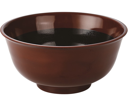 福井クラフト 深麺鉢 アメ釉内黒乾漆塗 φ174mm 50022610 1個（ご注文単位1個）【直送品】