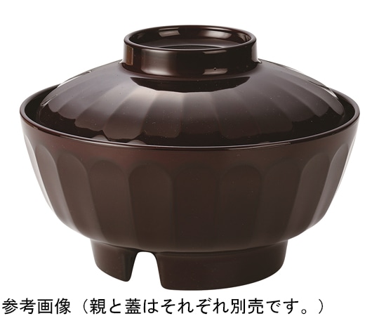 福井クラフト 菊割丼 親(小)総溜塗 φ145mm 50022710 1個（ご注文単位1個）【直送品】