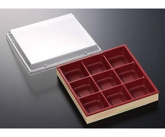 中央化学 折箱 CWH-角6.5-9 赤-かすり(ボ)300枚 962043 1ケース(ご注文単位1ケース)【直送品】