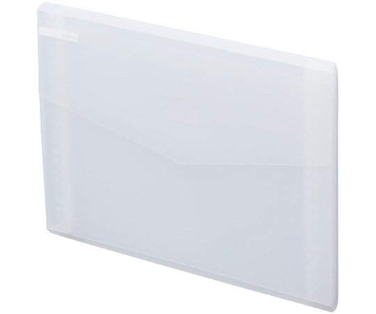 LIHITLAB SOERU スリムドキュメントファイル(ヨコ型)5仕切(6ポケット) 乳白 A8700-1 1冊(ご注文単位1冊)【直送品】