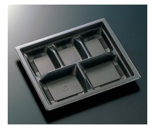 中央化学 弁当容器 CT WF-22I-27 BK 身 600枚 216671 1ケース(ご注文単位1ケース)【直送品】