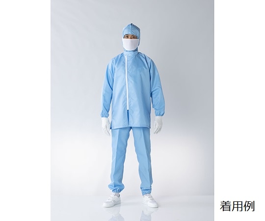 東洋リントフリー クリーンルーム用上着 青 3L FD200C-02 3L 1枚 (ご注文単位1枚)【直送品】