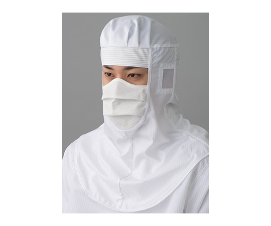 東洋リントフリー クリーンフード(目出しタイプ) 白 M FA421C-01 M 1枚 (ご注文単位1枚)【直送品】