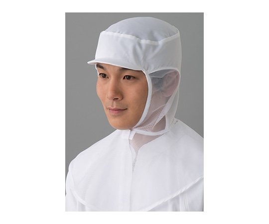 東洋リントフリー クリーンフード(顔出しタイプ) 白 LL JB485C-01 LL 1枚 (ご注文単位1枚)【直送品】