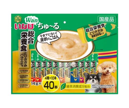 いなばペットフード いなば ちゅ~る 総合栄養食とりささみバラエティ 14g×20本 DS-130 1個（ご注文単位1個）【直送品】