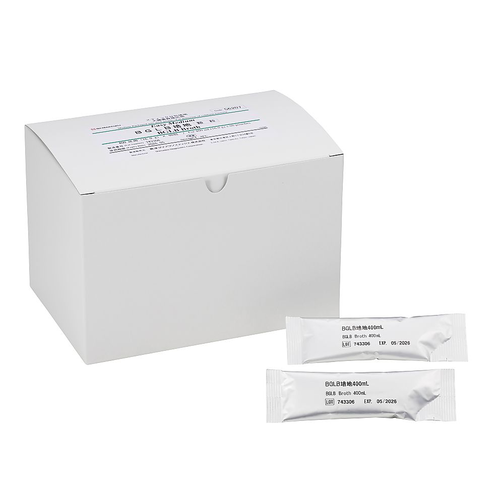 島津ダイアグノスティクス BGLB培地 1箱(400mL用×60包入) 56207 1箱(ご注文単位1箱)【直送品】
