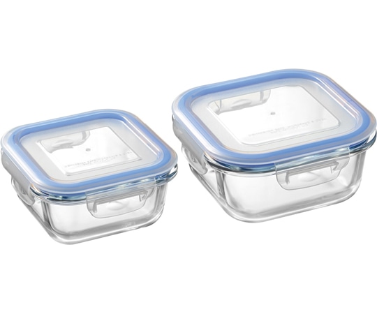 和平フレイズ レッシュ 耐熱ガラス容器 2点セット ME-7395 1セット（ご注文単位1セット）【直送品】
