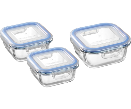 和平フレイズ レッシュ 耐熱ガラス容器 3点セット ME-7396 1セット（ご注文単位1セット）【直送品】