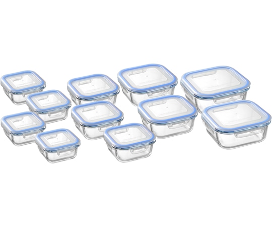 和平フレイズ レッシュ 耐熱ガラス容器 11点セット ME-7404 1セット（ご注文単位1セット）【直送品】