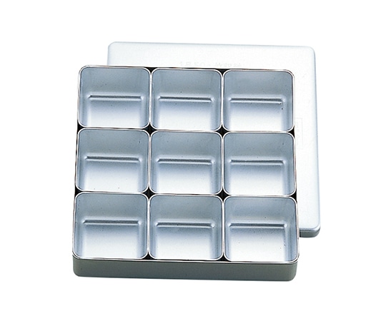 エムテートリマツ アルミ検食箱 普及型  1個(ご注文単位1個)【直送品】