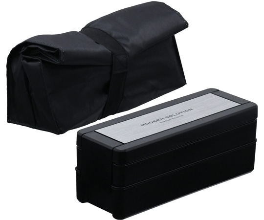 岩崎工業 ランチボックスメンズシリーズ イージーケアメンズランチボックス 2段(保冷バッグ付) HA 1ケース(5個×8小箱入)  1ケース（ご注文単位1ケース）【直送品】