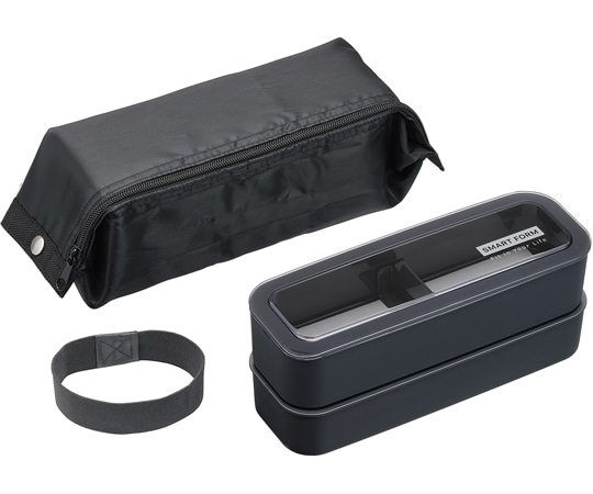 岩崎工業 ランチボックスメンズシリーズ イージーケアランチボックス 3wayスリム(保冷バッグ付) DA 1ケース(5個×8小箱入)  1ケース（ご注文単位1ケース）【直送品】