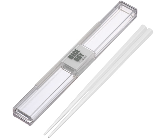 岩崎工業 弁当小物レディースシリーズ とっても強いケース入り 18cm箸 WH 1ケース(10個×12小箱入)  1ケース（ご注文単位1ケース）【直送品】