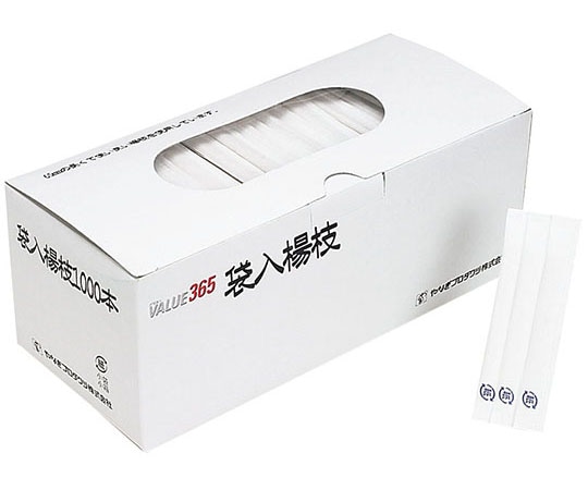 やなぎプロダクツ バリュー無地袋入 楊枝 約1000本入 L-518 379149 1パック(ご注文単位1パック)【直送品】