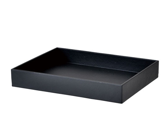 ハヤノ産業 ファインレザーシリーズ アメニティ､マルチトレイ HG09BK ブラック H61198BLK 1個（ご注文単位1個）【直送品】